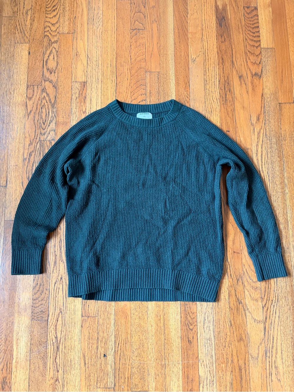 Old Navy Women’s Crewneck Sweater in Dark Green